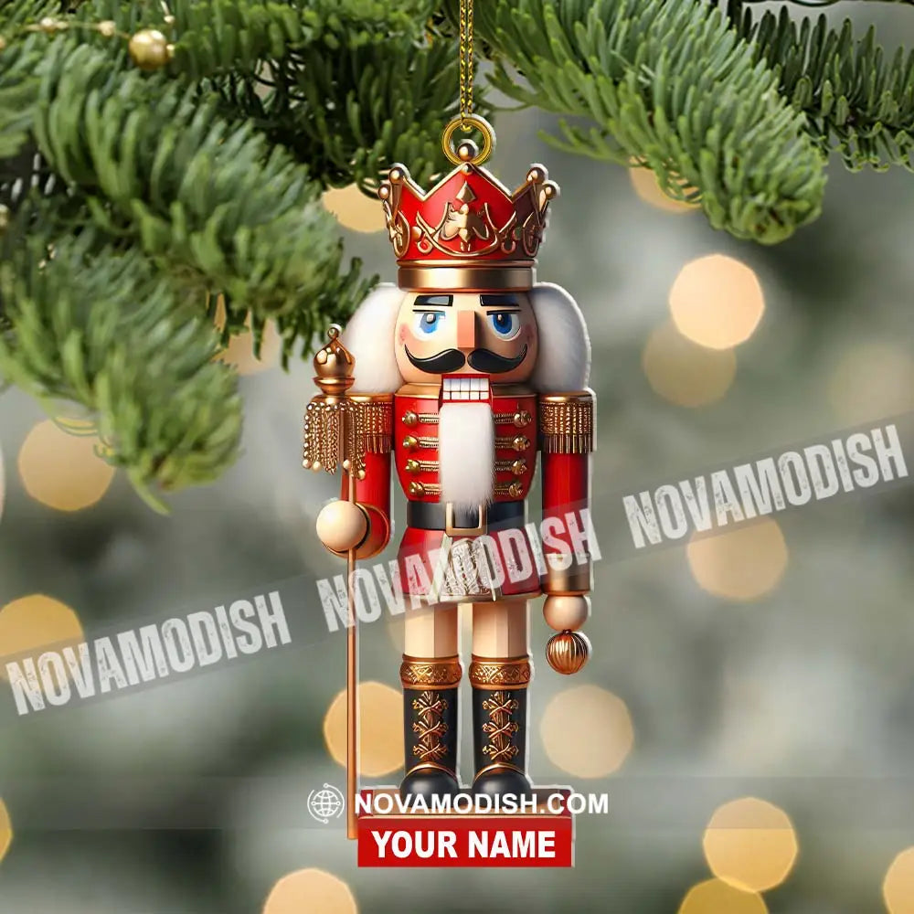 Nutcracker Christmas Ornament Personalized