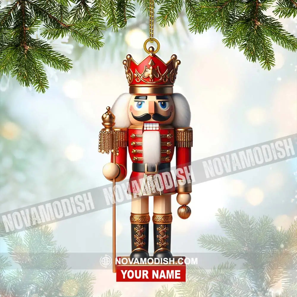 Nutcracker Christmas Ornament Personalized