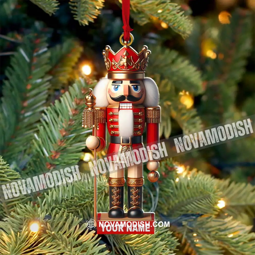 Nutcracker Christmas Ornament Personalized