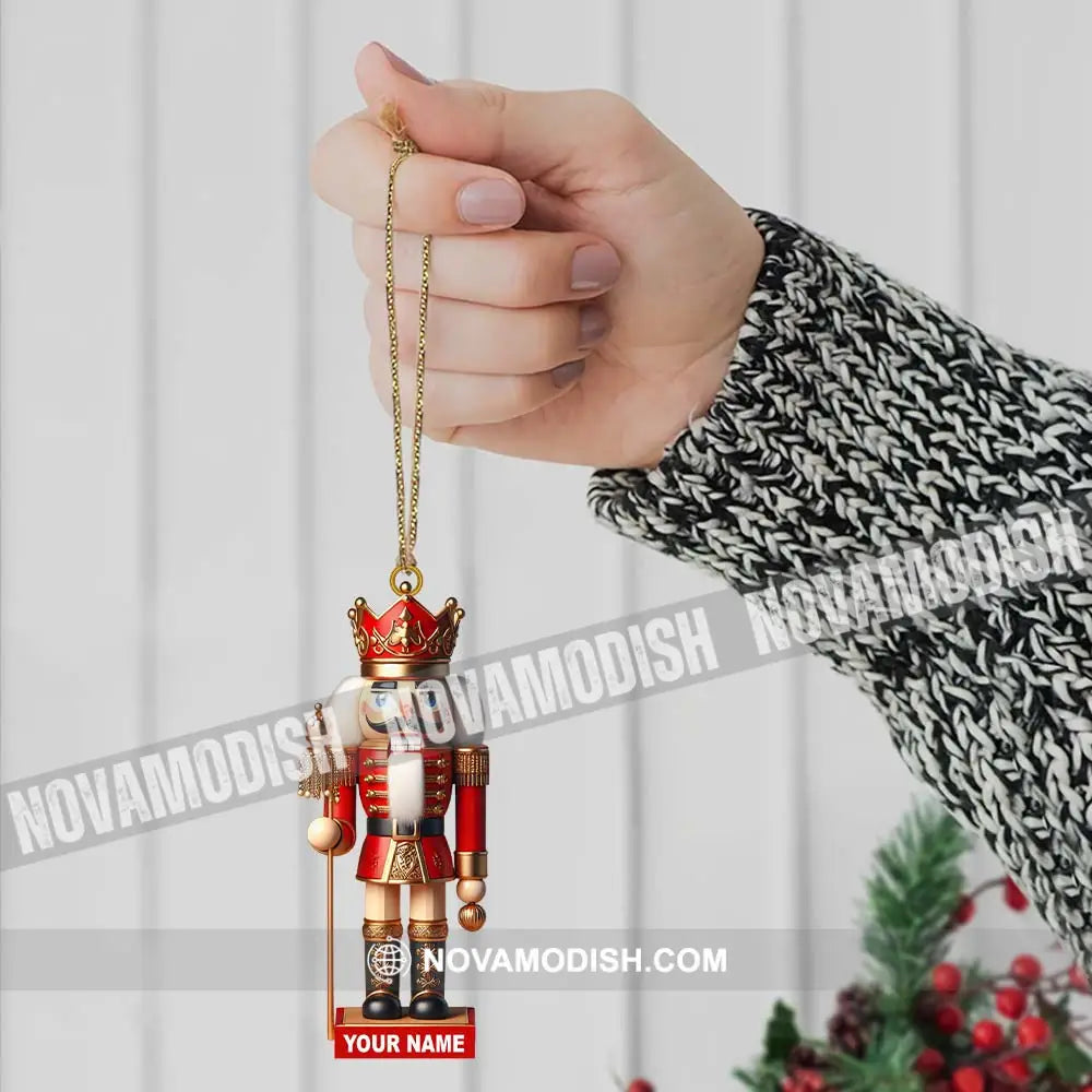 Nutcracker Christmas Ornament Personalized