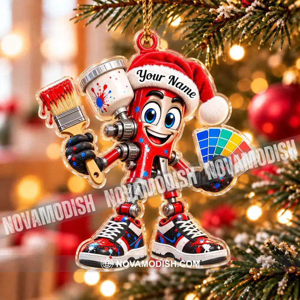 Painter Home Decor Christmas Ornament Personalized Ornament - Ornament