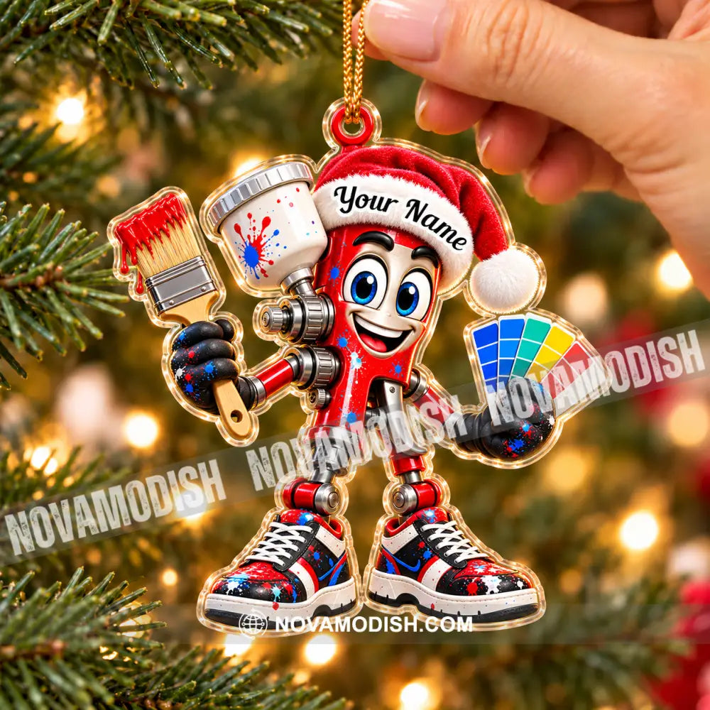 Painter Home Decor Christmas Ornament Personalized Ornament - Ornament