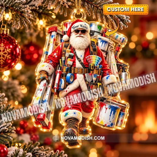 Painter Home Decor Christmas Ornament Personalized Ornament - 3.54’’ / 1 Ornament - Ornament