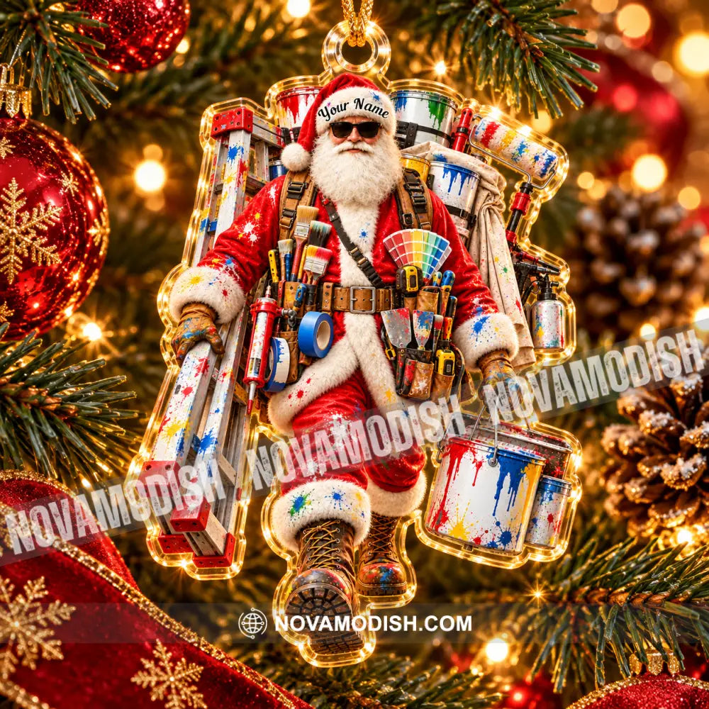 Painter Home Decor Christmas Ornament Personalized Ornament - Ornament