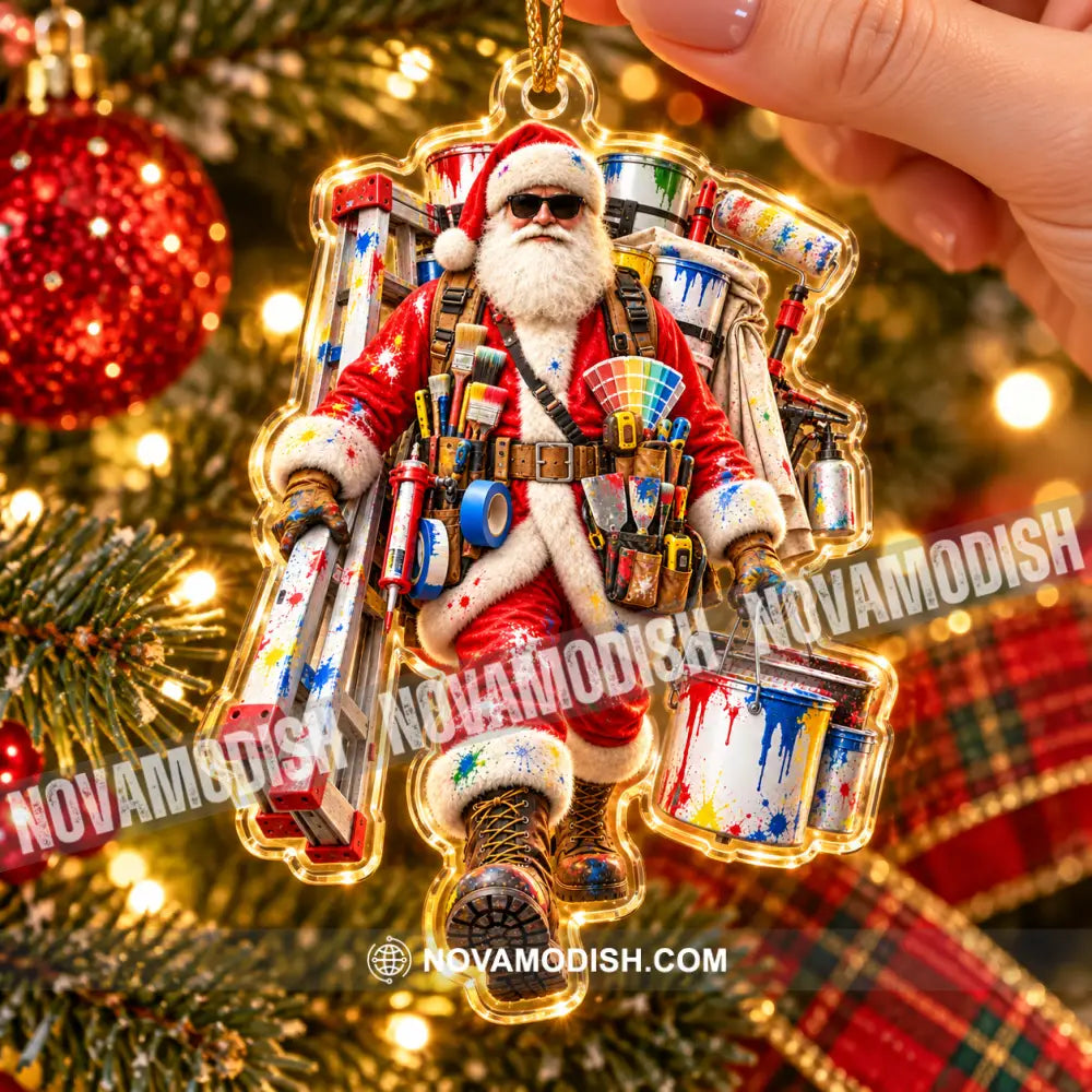 Painter Home Decor Christmas Ornament Personalized Ornament - Ornament