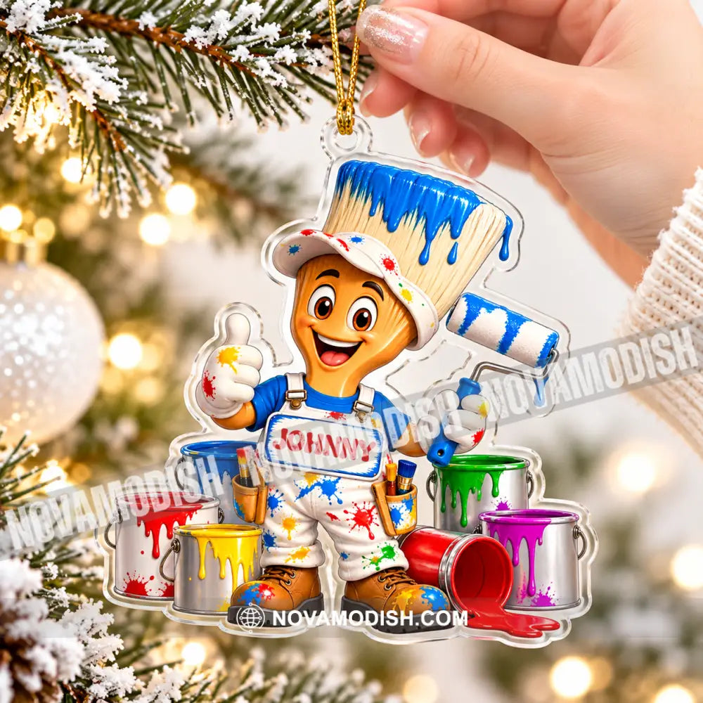 Painter Home Decor Christmas Ornament Personalized Ornament - Ornament