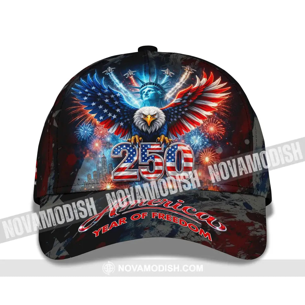Personalized Cap Customized 250 Years America Classic Cap CLASSIC CAP / UNIVERSAL FIT Cap