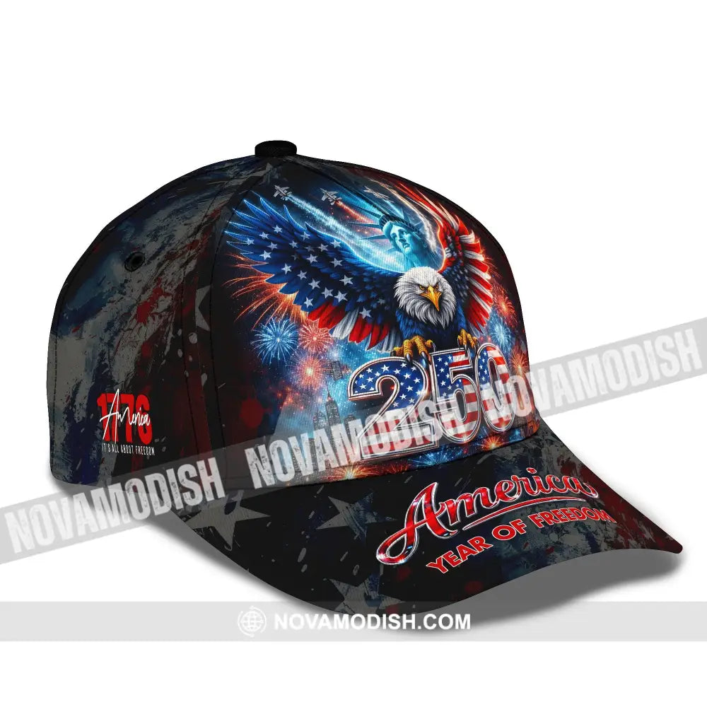 Personalized Cap Customized 250 Years America Classic Cap CLASSIC CAP / UNIVERSAL FIT Cap
