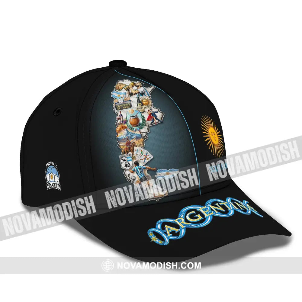 Personalized Cap Customized Argentina Classic Cap CLASSIC CAP / UNIVERSAL FIT Cap