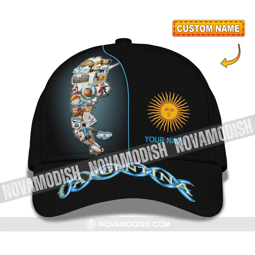 Personalized Cap Customized Argentina Classic Cap CLASSIC CAP / UNIVERSAL FIT Cap