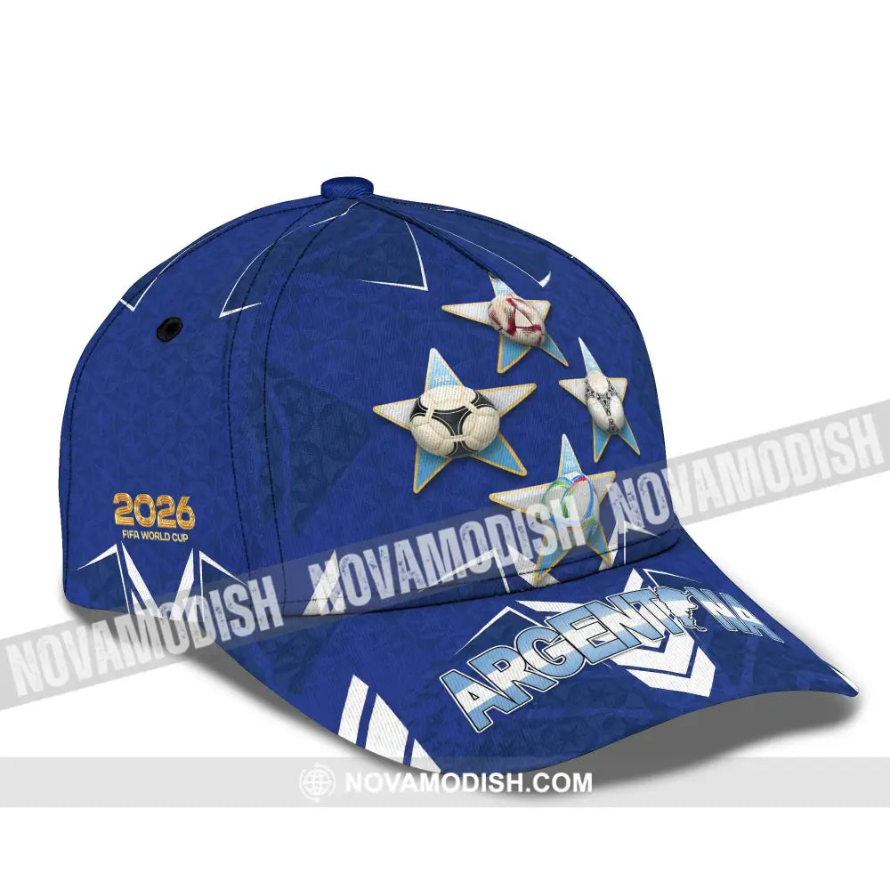 Personalized Cap Customized Argentina World Cup 2026 Classic Cap CLASSIC CAP / UNIVERSAL FIT Cap