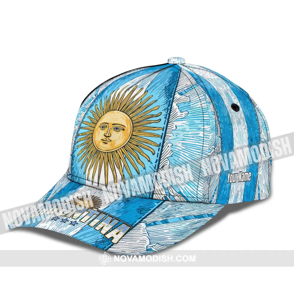 Personalized Cap Customized Argentina World Cup 2026 Classic Cap CLASSIC CAP / UNIVERSAL FIT Cap