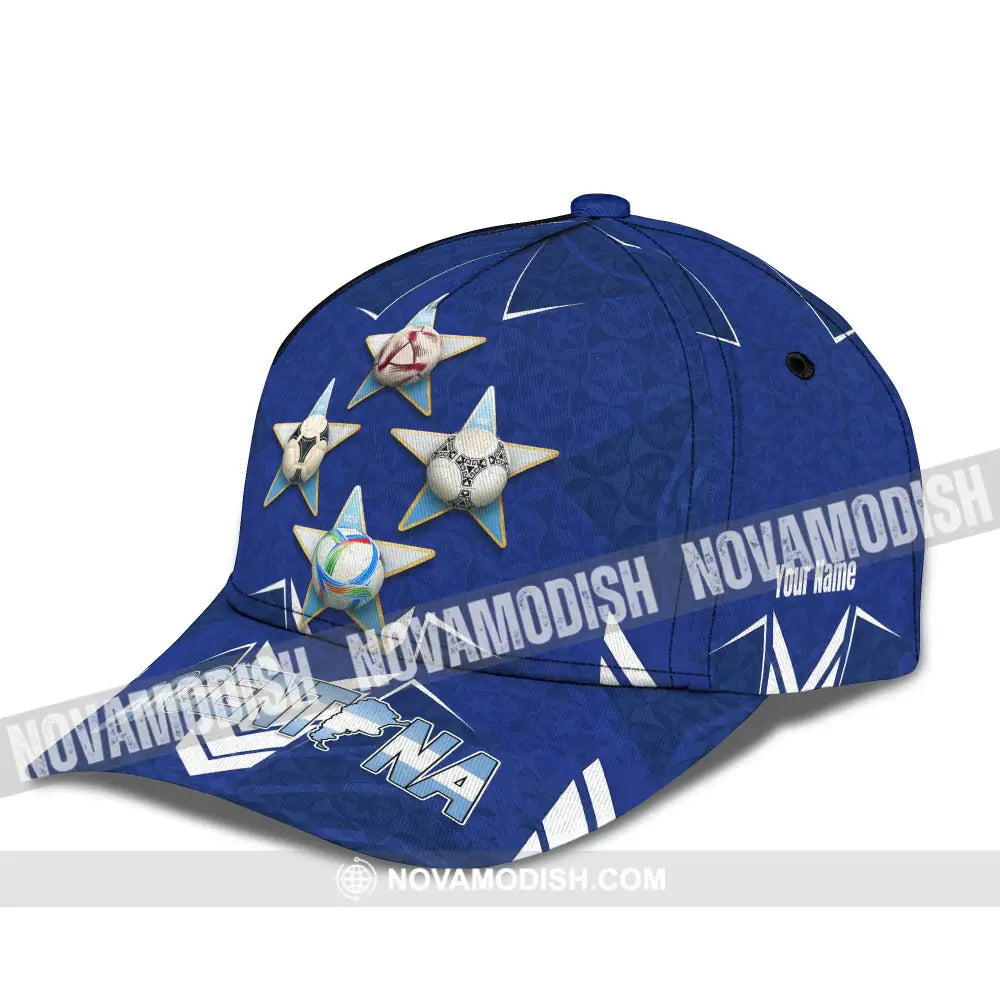 Personalized Cap Customized Argentina World Cup 2026 Classic Cap CLASSIC CAP / UNIVERSAL FIT Cap