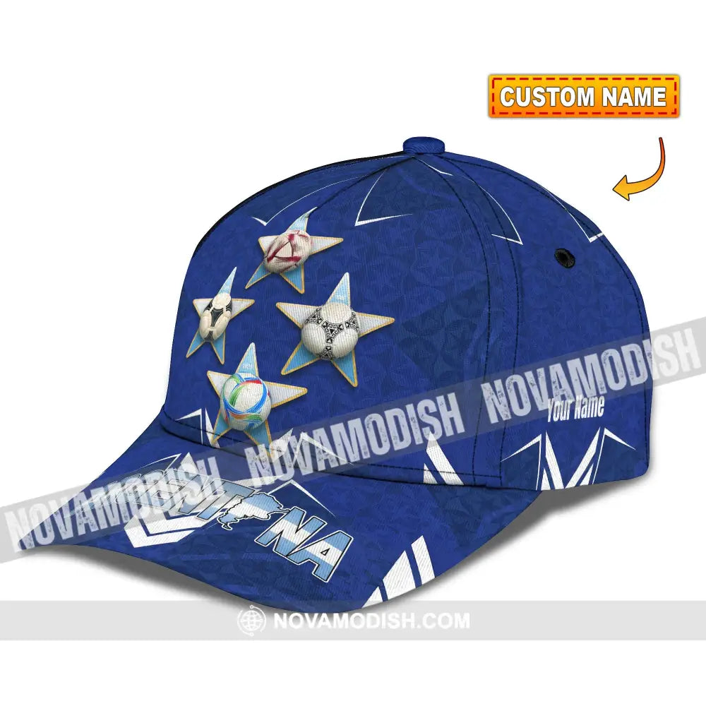 Personalized Cap Customized Argentina World Cup 2026 Classic Cap CLASSIC CAP / UNIVERSAL FIT Cap