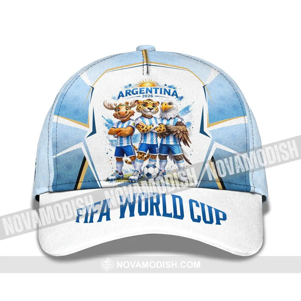 Personalized Cap Customized Argentina World Cup 2026 Classic Cap - CLASSIC CAP / UNIVERSAL FIT - Cap