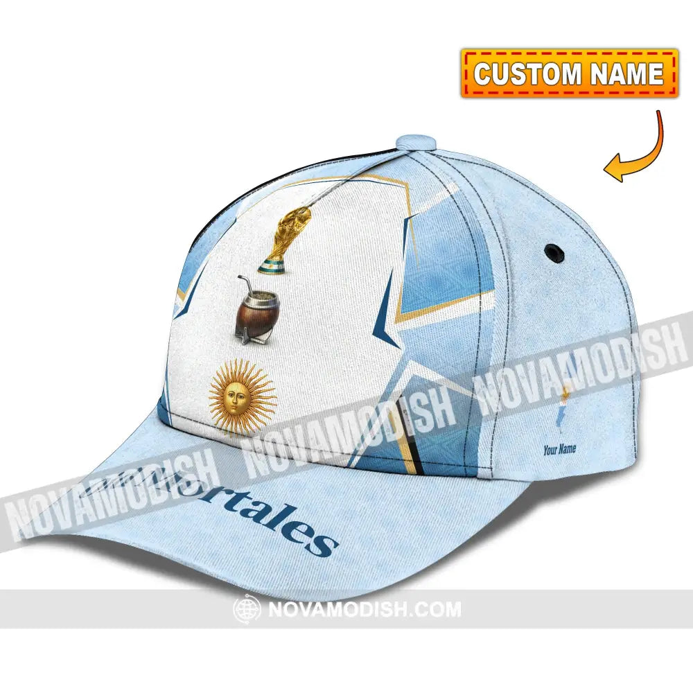 Personalized Cap Customized Argentina World Cup 2026 Classic Cap - CLASSIC CAP / UNIVERSAL FIT - Cap