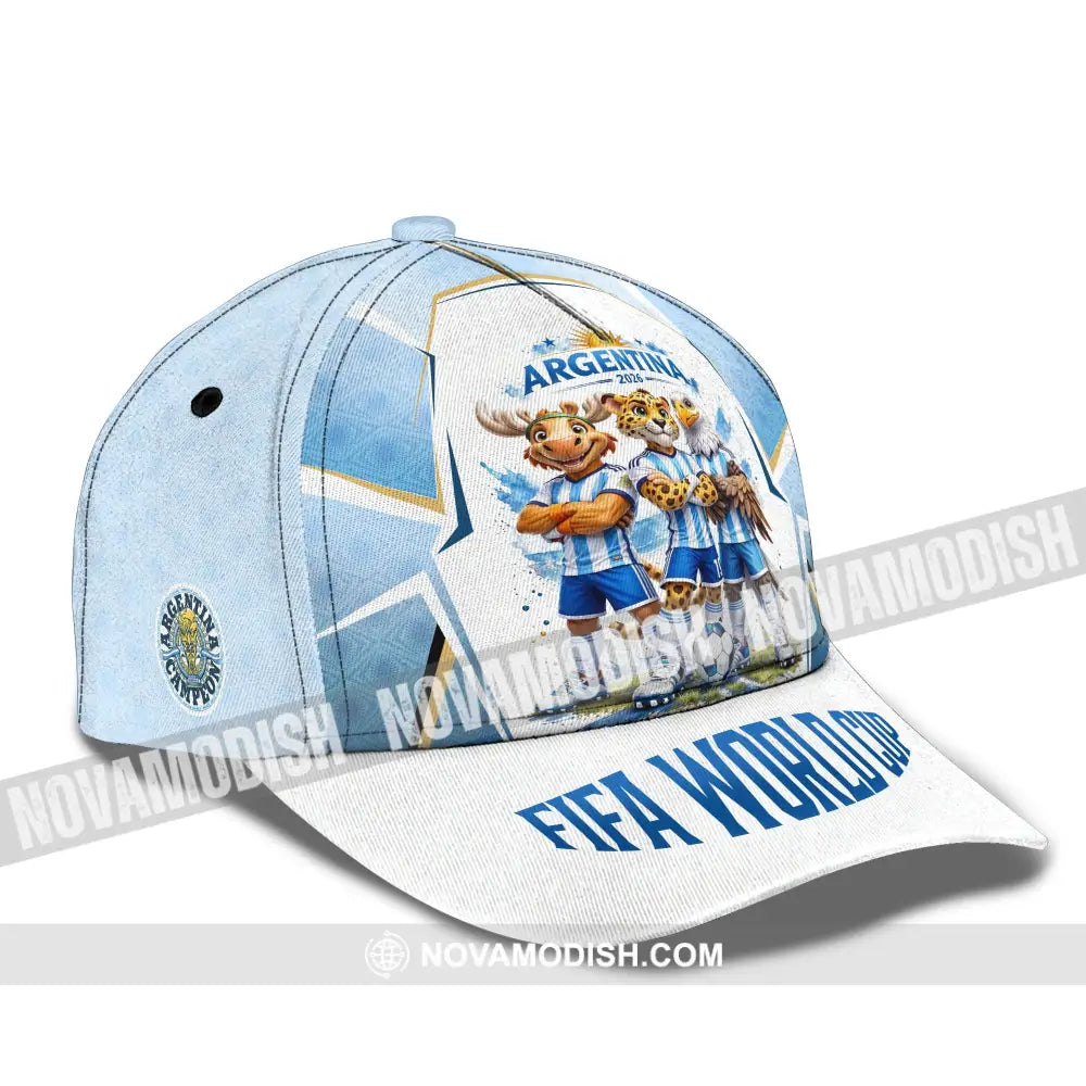 Personalized Cap Customized Argentina World Cup 2026 Classic Cap - CLASSIC CAP / UNIVERSAL FIT - Cap