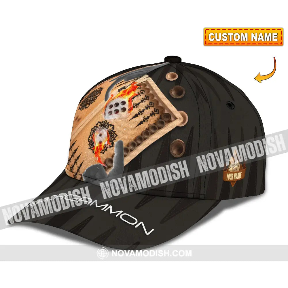 Personalized Cap Customized Backgammon Classic Cap CLASSIC CAP / UNIVERSAL FIT Cap