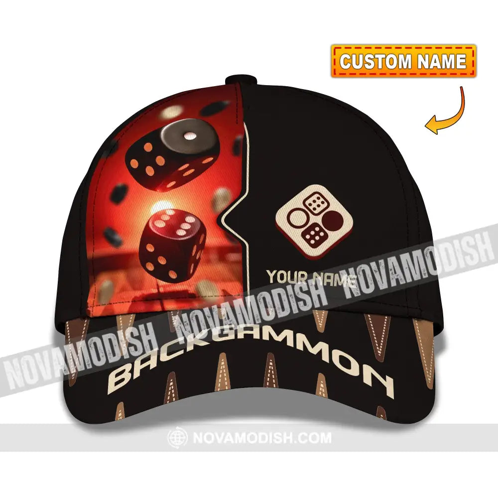 Personalized Cap Customized Backgammon Classic Cap CLASSIC CAP / UNIVERSAL FIT Cap