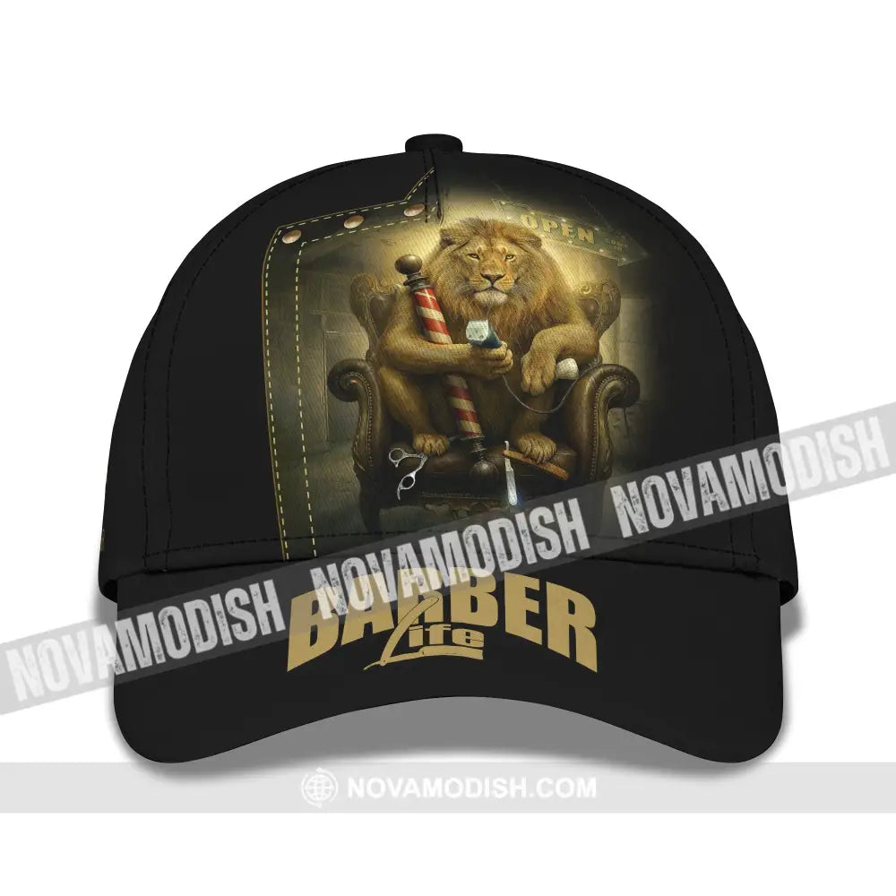 Personalized Cap Customized Barber Life Classic Cap CLASSIC CAP / UNIVERSAL FIT Cap