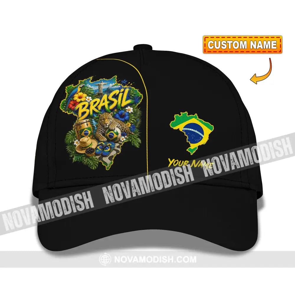 Personalized Cap Customized Brasil Classic Cap - CLASSIC CAP / UNIVERSAL FIT - Cap