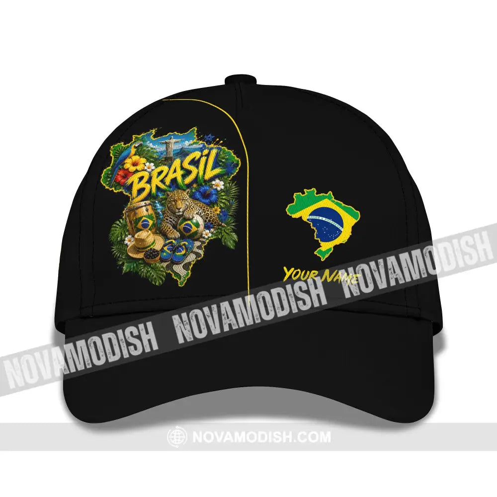 Personalized Cap Customized Brasil Classic Cap - CLASSIC CAP / UNIVERSAL FIT - Cap