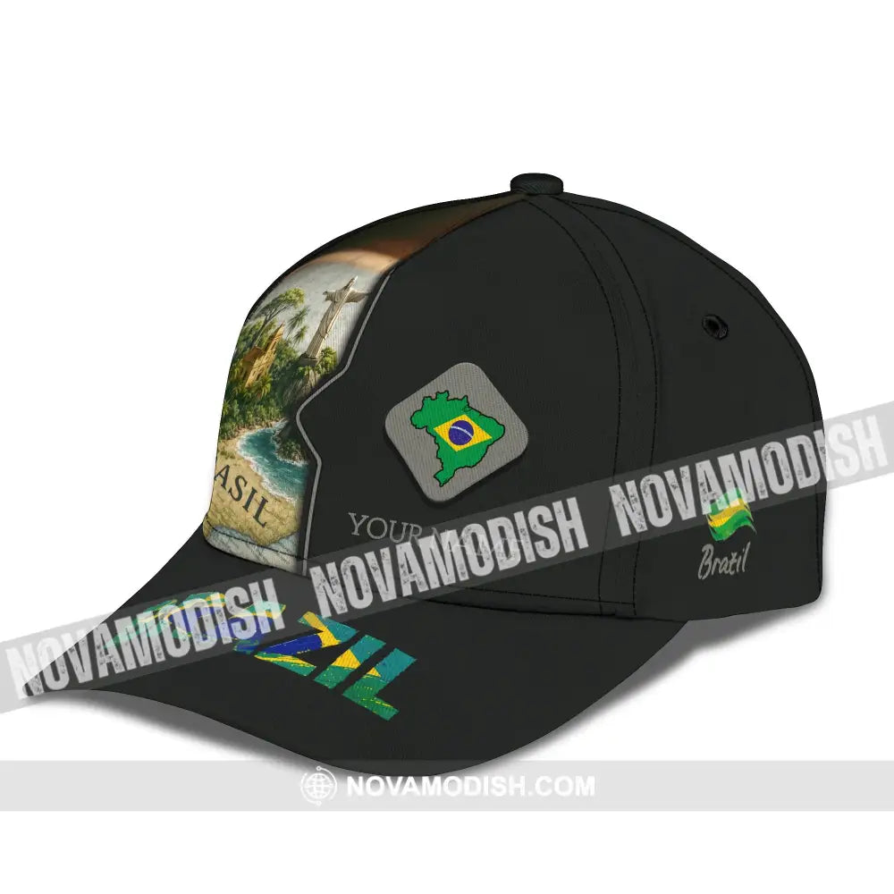 Personalized Cap Customized Brazil Classic Cap CLASSIC CAP / UNIVERSAL FIT Cap