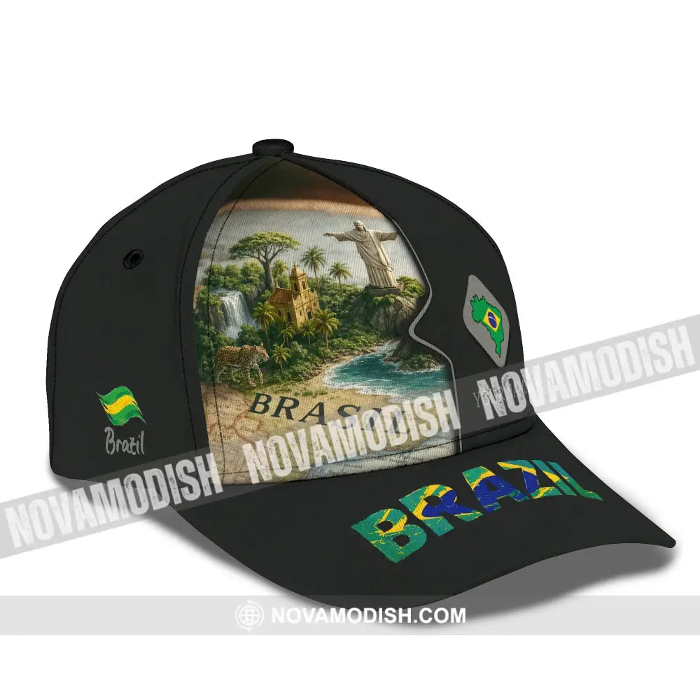 Personalized Cap Customized Brazil Classic Cap CLASSIC CAP / UNIVERSAL FIT Cap