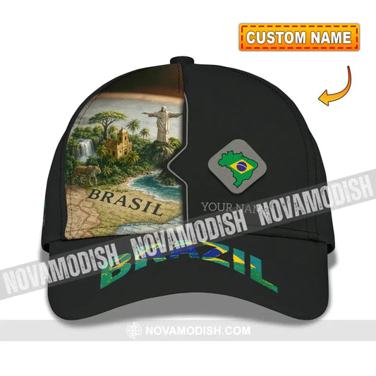 Personalized Cap Customized Brazil Classic Cap CLASSIC CAP / UNIVERSAL FIT Cap