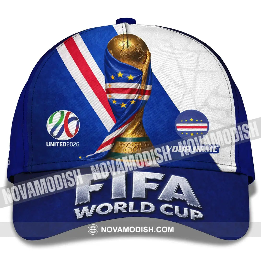 Personalized Cap Customized Cabo Verde World Cup 2026 Classic Cap - CLASSIC CAP / UNIVERSAL FIT - Cap