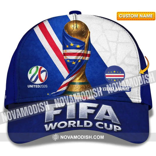 Personalized Cap Customized Cabo Verde World Cup 2026 Classic Cap - CLASSIC CAP / UNIVERSAL FIT - Cap