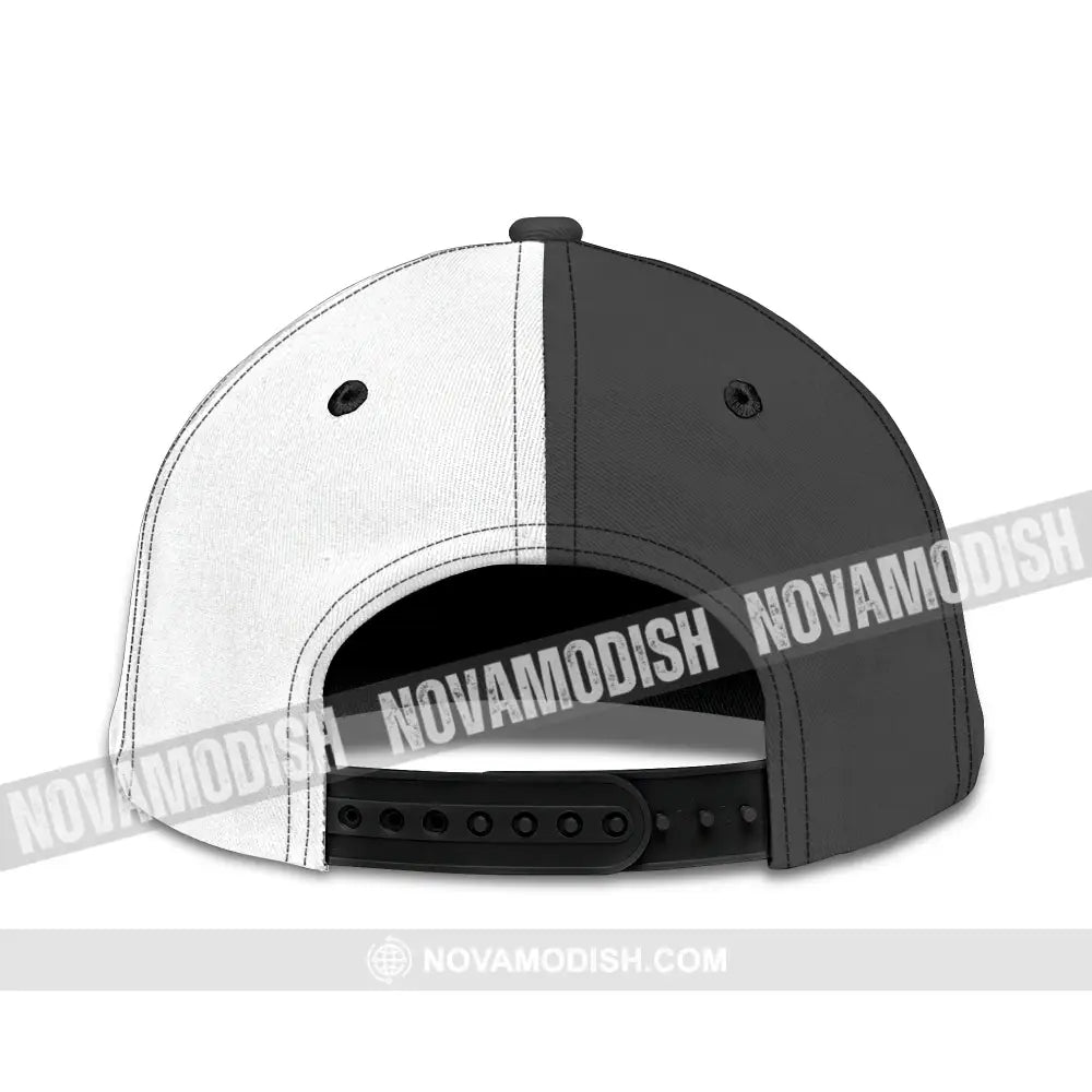 Personalized Cap Customized Classic Cap Couple Black And White Chess CLASSIC CAP / UNIVERSAL FIT Cap