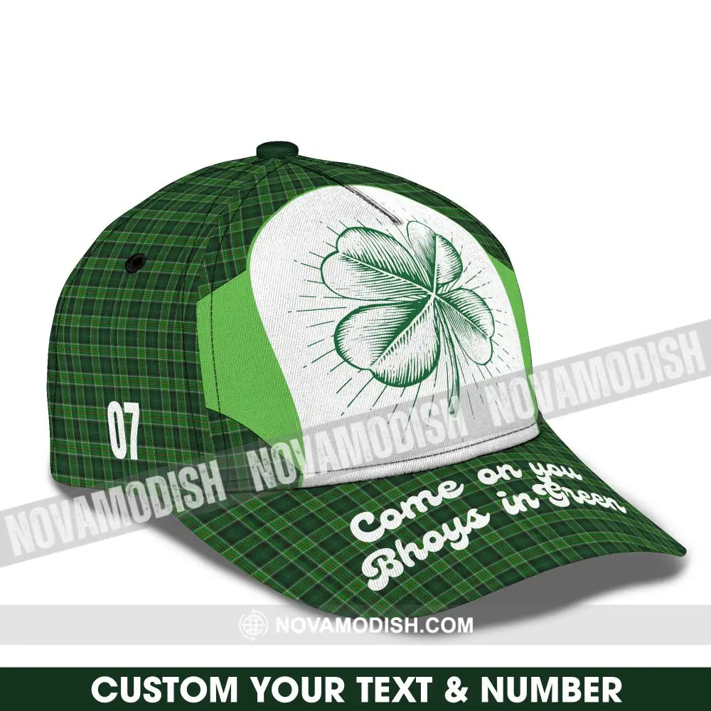 Personalized Cap Customized Come On You Bhoys In Green Classic Cap CLASSIC CAP / UNIVERSAL FIT Cap
