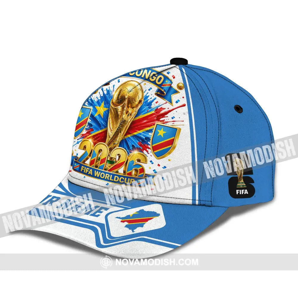 Personalized Cap Customized Dr Congo World Cup 2026 Classic Cap - CLASSIC CAP / UNIVERSAL FIT - Cap