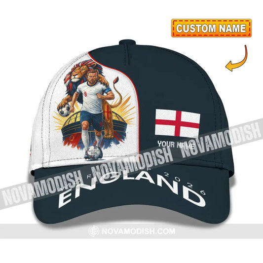 Personalized Cap Customized England World Cup 2026 Classic Cap CLASSIC CAP / UNIVERSAL FIT Cap
