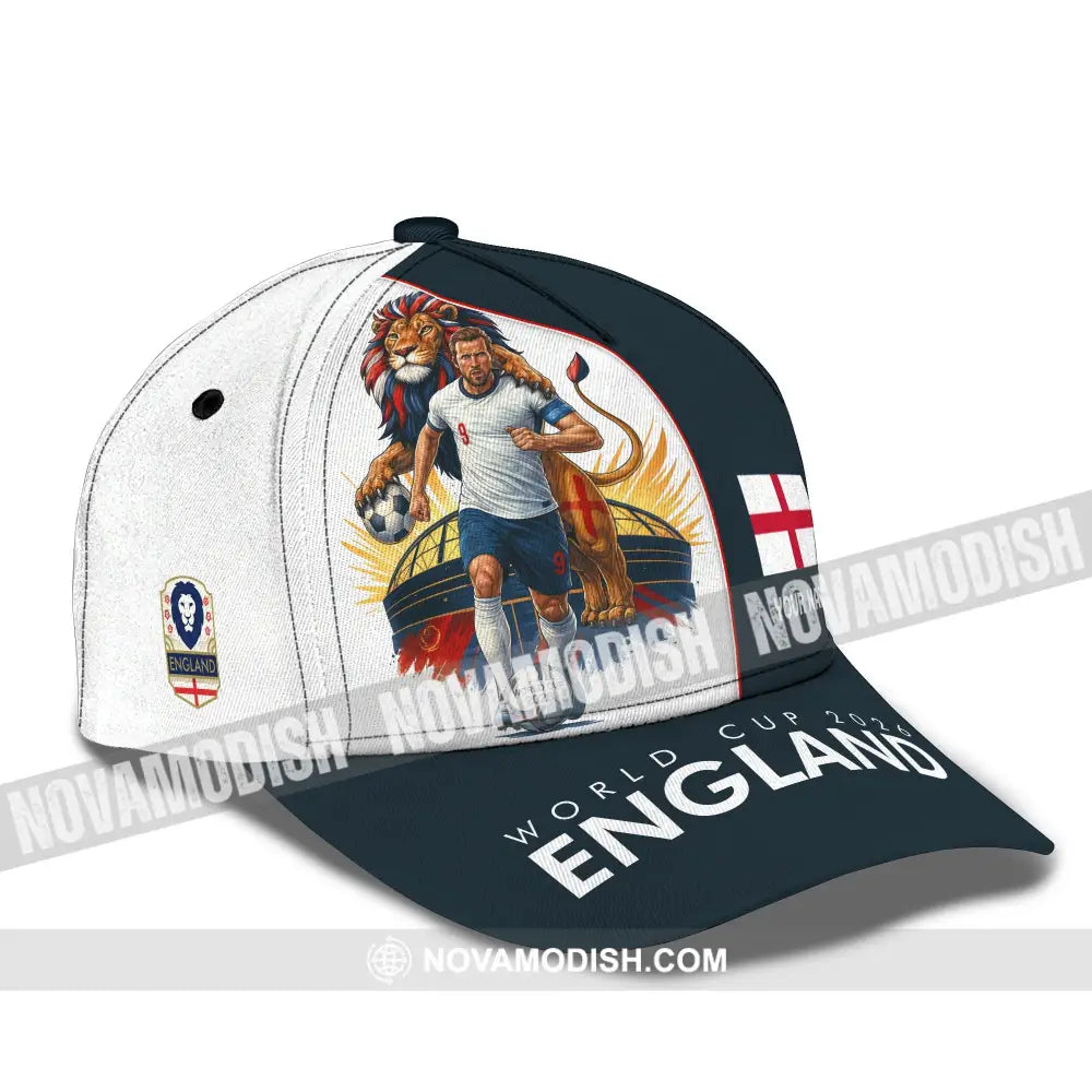 Personalized Cap Customized England World Cup 2026 Classic Cap CLASSIC CAP / UNIVERSAL FIT Cap