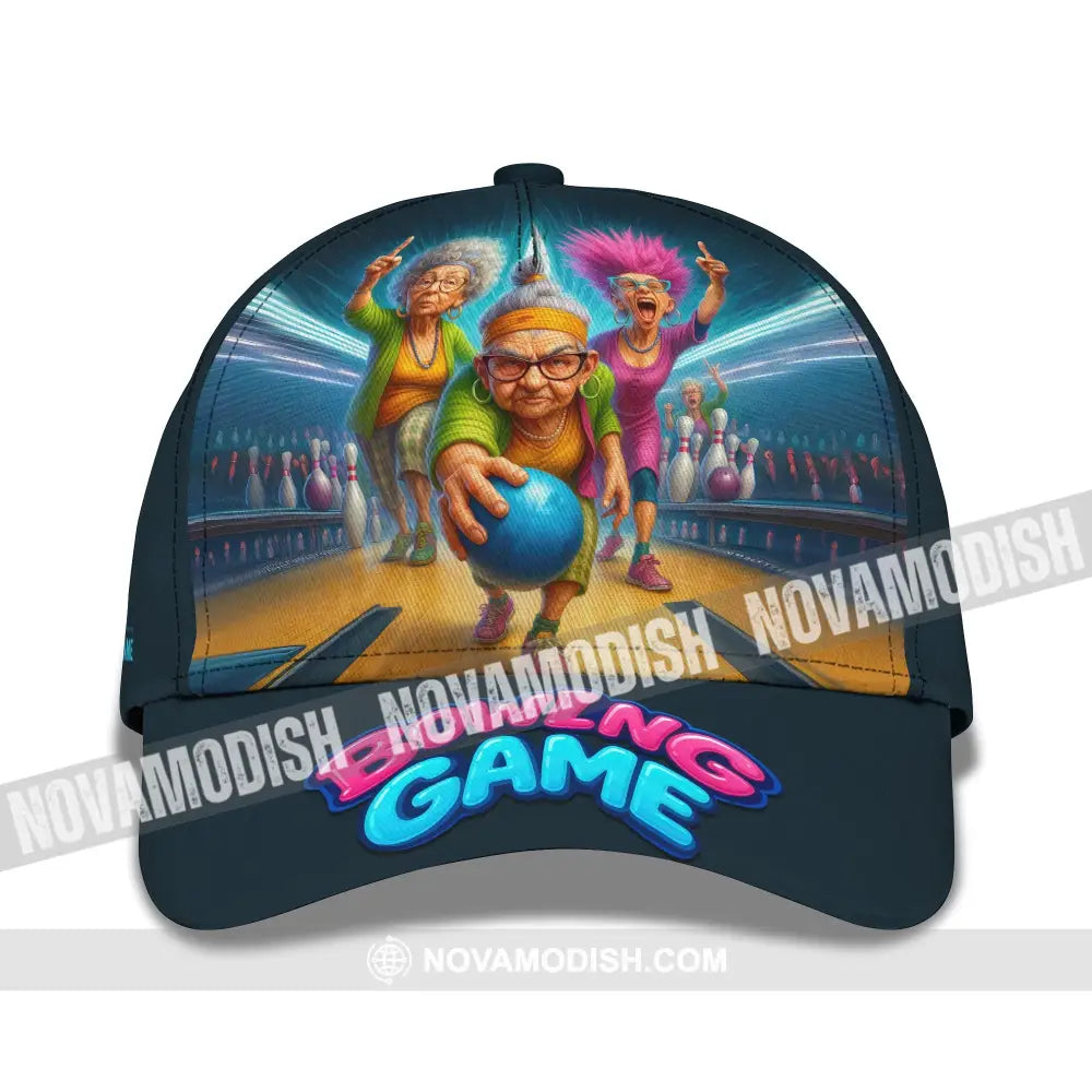 Personalized Cap Customized Funny Bowling Game Classic Cap CLASSIC CAP / UNIVERSAL FIT Cap