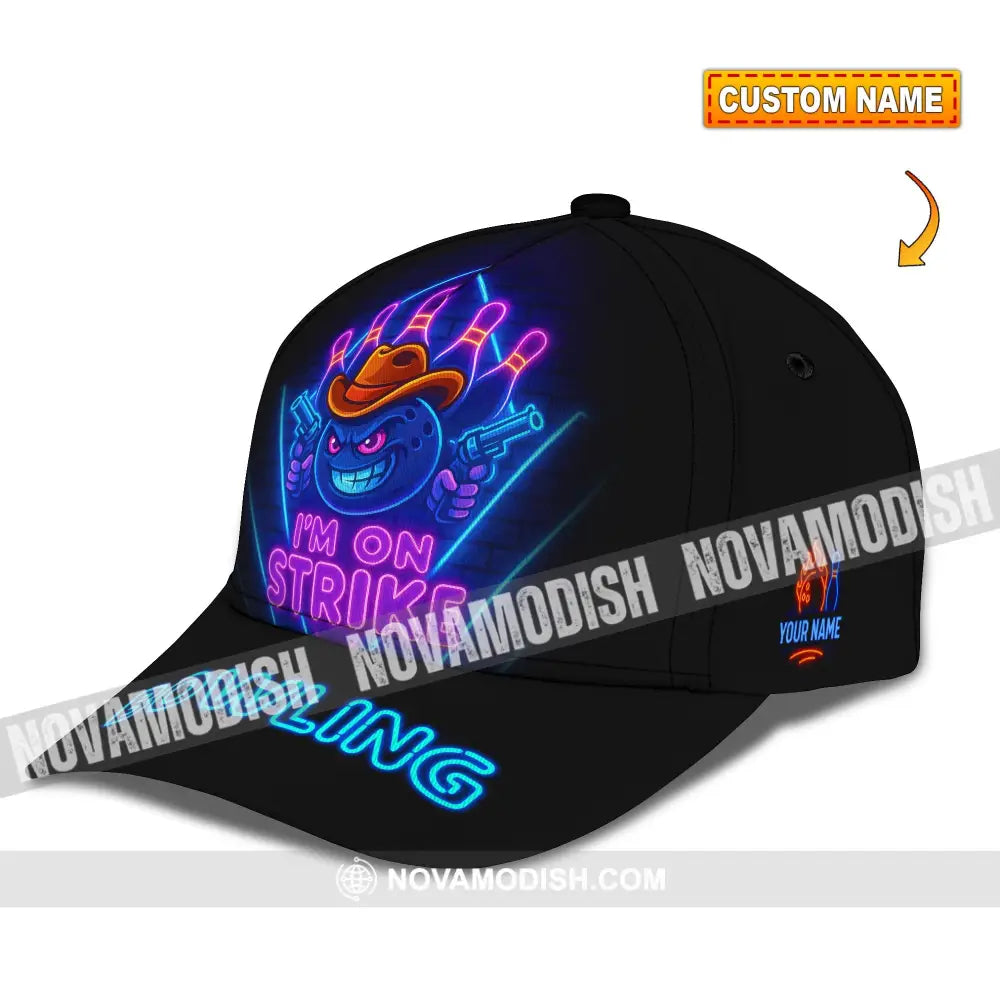 Personalized Cap Customized I Am On Strike Ne-on Classic Cap CLASSIC CAP / UNIVERSAL FIT Cap