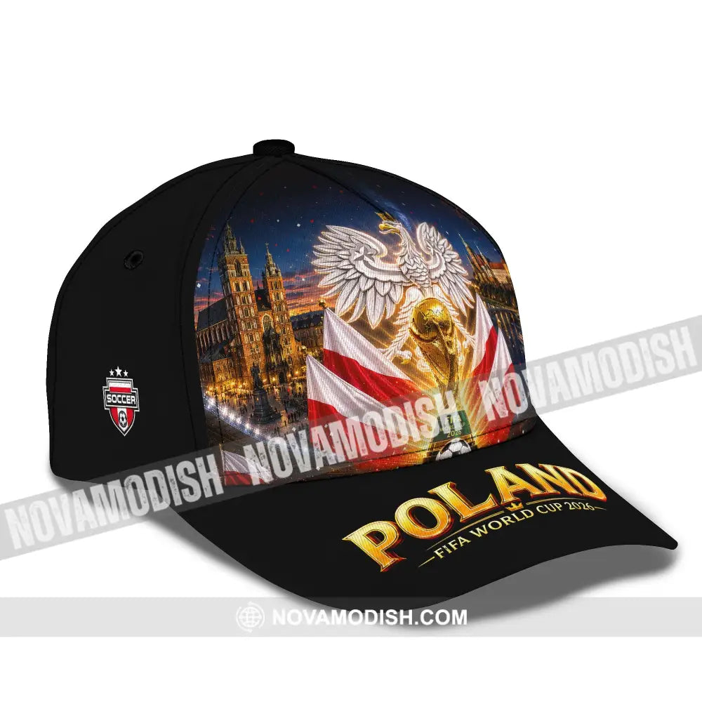 Personalized Cap Customized Poland World Cup 2026 Classic Cap - CLASSIC CAP / UNIVERSAL FIT - Cap