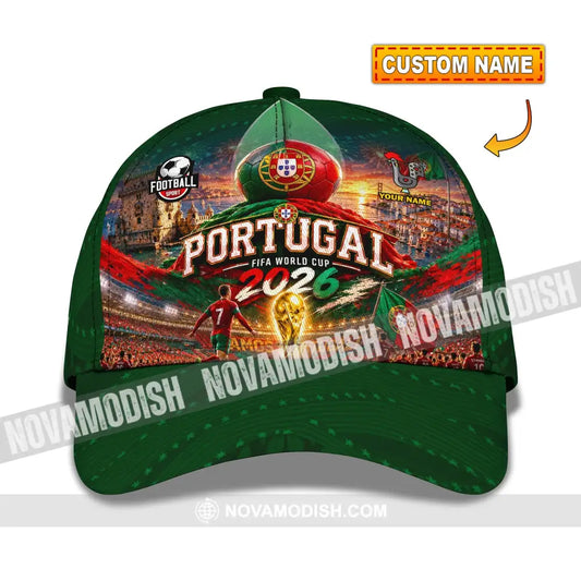 Personalized Cap Customized Portugal World Cup 2026 Classic Cap - CLASSIC CAP / UNIVERSAL FIT - Cap