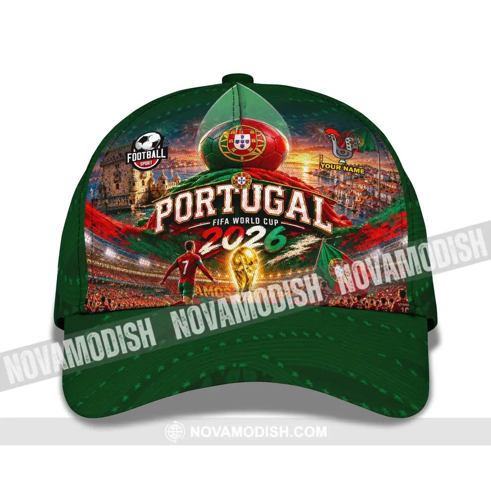 Personalized Cap Customized Portugal World Cup 2026 Classic Cap - CLASSIC CAP / UNIVERSAL FIT - Cap