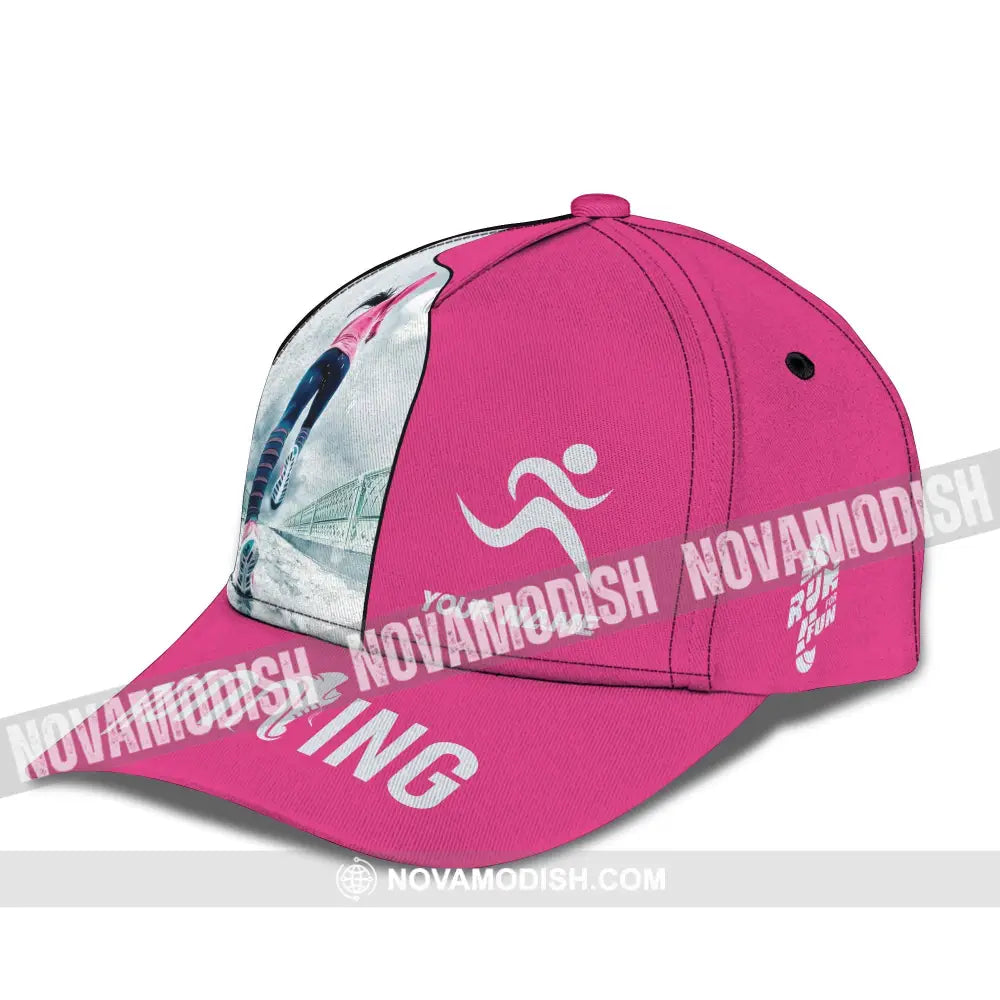 Personalized Cap Customized Run For Fun Running Lover Sport Classic Cap CLASSIC CAP / UNIVERSAL FIT Cap