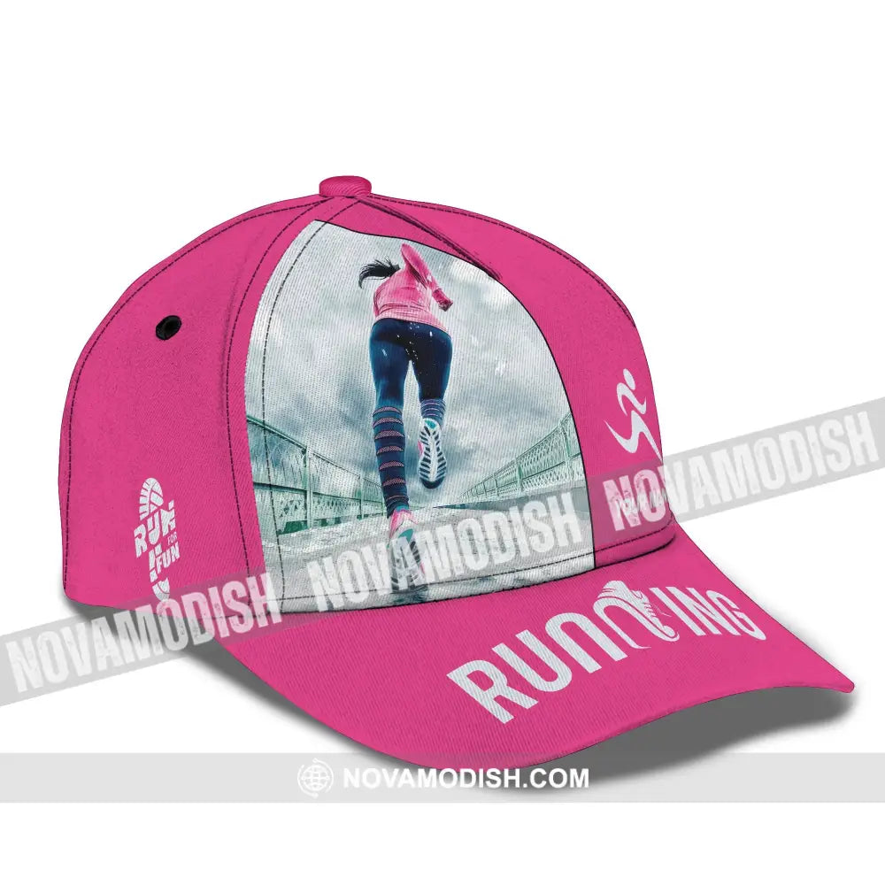 Personalized Cap Customized Run For Fun Running Lover Sport Classic Cap CLASSIC CAP / UNIVERSAL FIT Cap