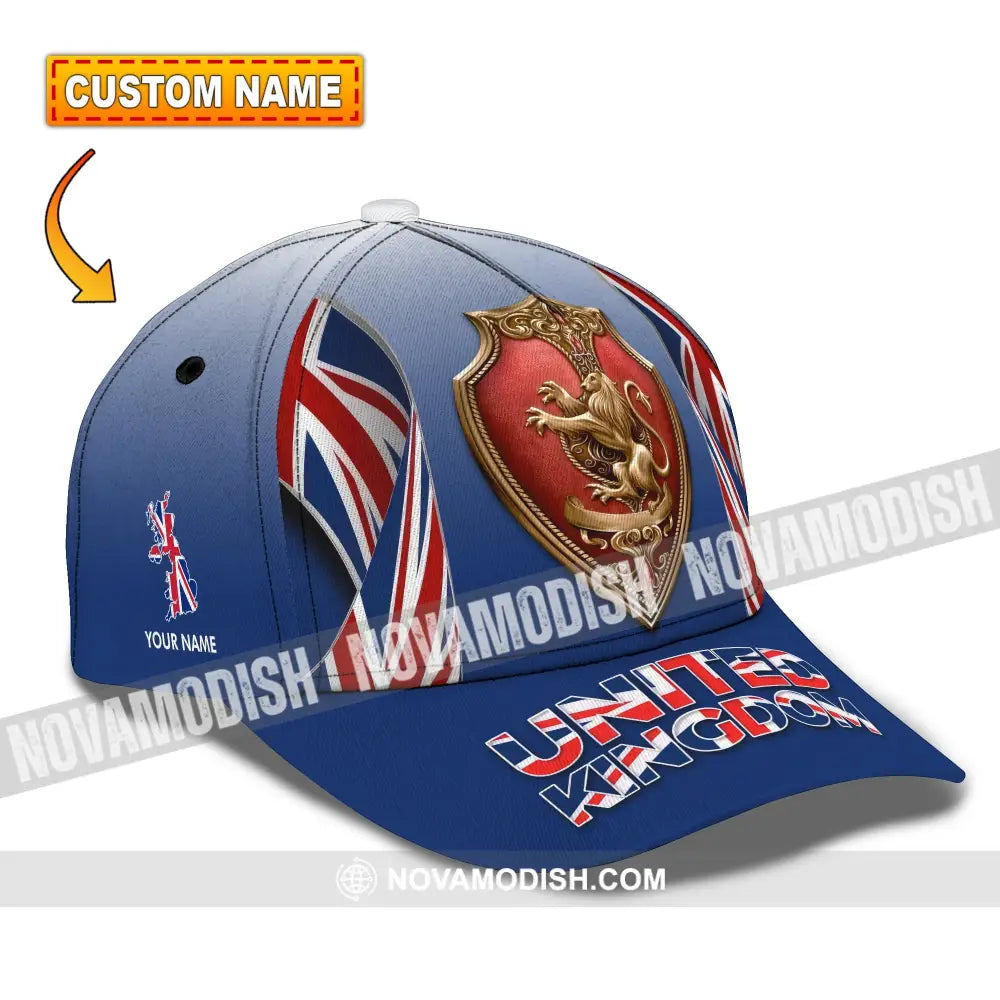 Personalized Cap Customized United Kingdom Classic Cap CLASSIC CAP / UNIVERSAL FIT Cap