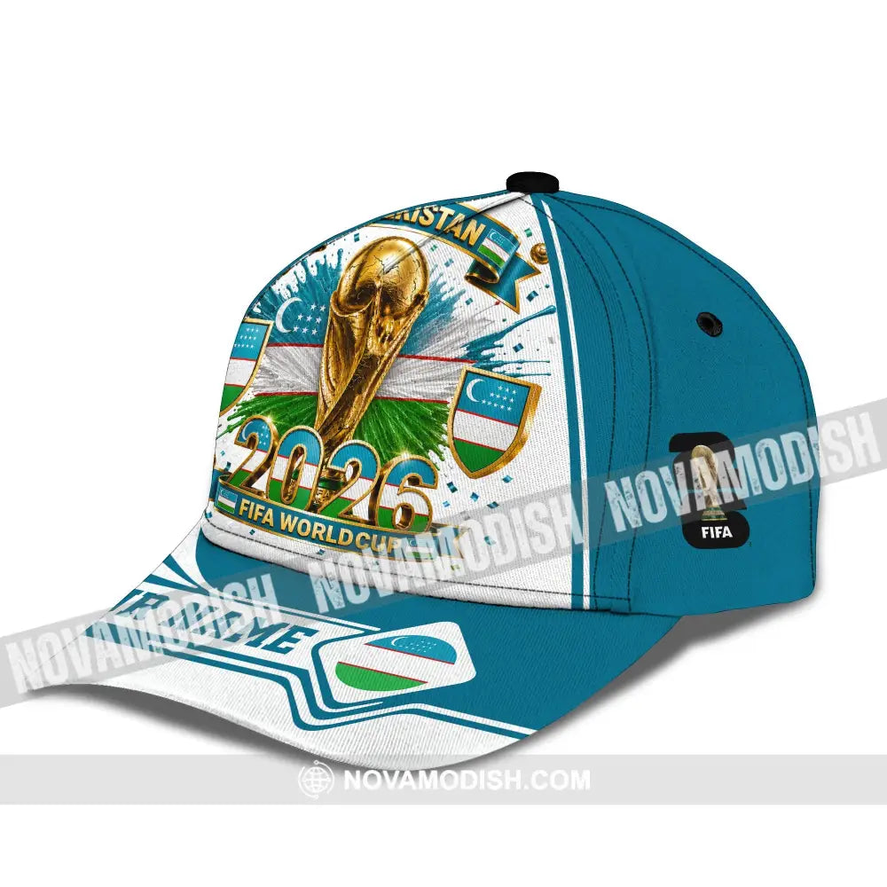 Personalized Cap Customized Uzbekistan World Cup 2026 Classic Cap - CLASSIC CAP / UNIVERSAL FIT - Cap