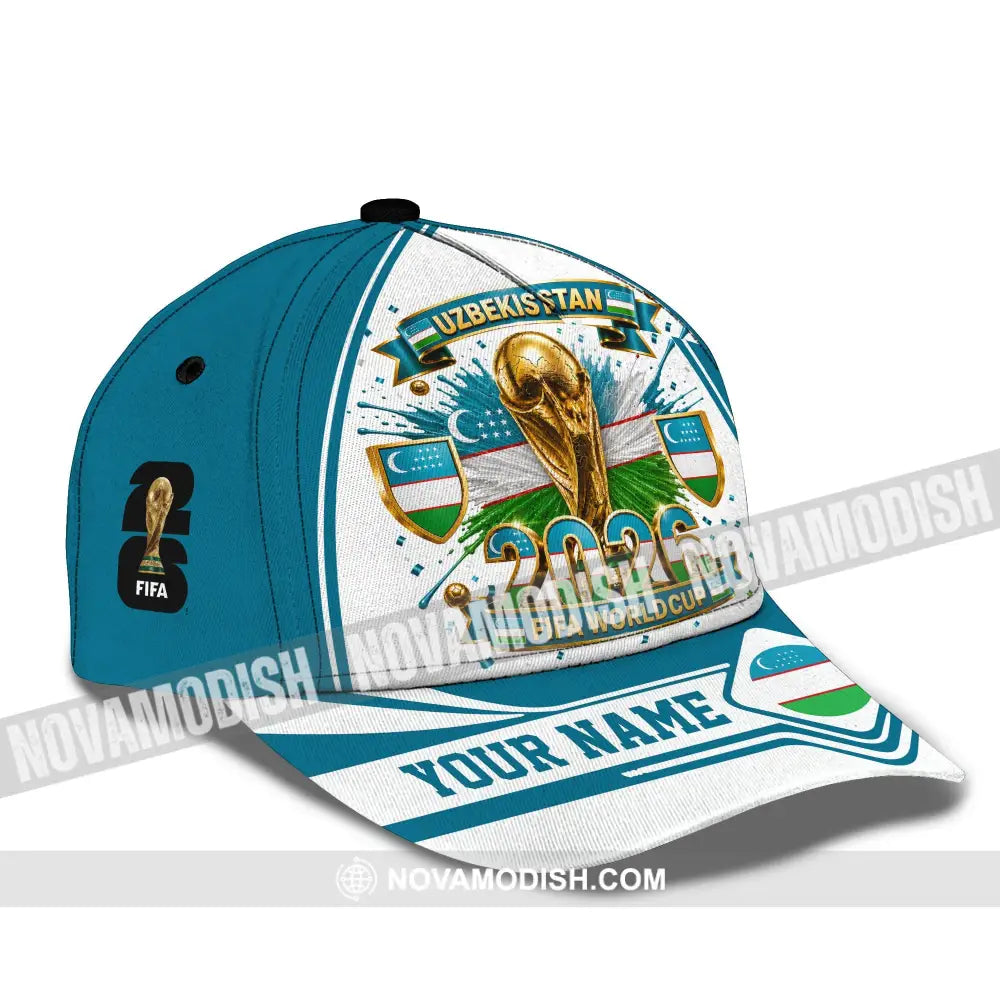 Personalized Cap Customized Uzbekistan World Cup 2026 Classic Cap - CLASSIC CAP / UNIVERSAL FIT - Cap