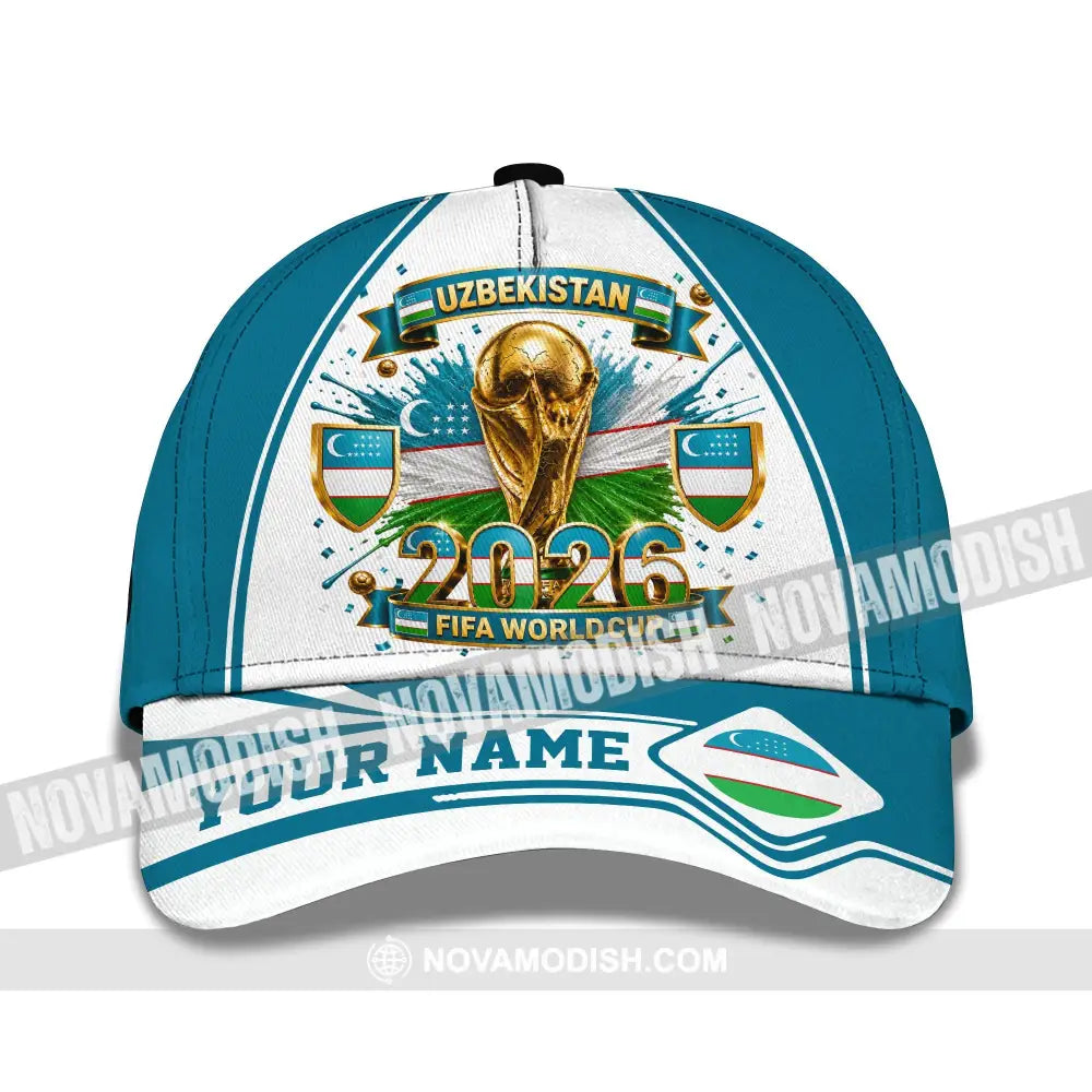 Personalized Cap Customized Uzbekistan World Cup 2026 Classic Cap - CLASSIC CAP / UNIVERSAL FIT - Cap