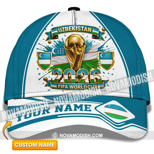 Personalized Cap Customized Uzbekistan World Cup 2026 Classic Cap - CLASSIC CAP / UNIVERSAL FIT - Cap