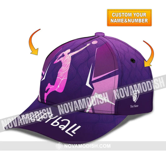 Personalized Cap Customized Volleyball Classic Cap - CLASSIC CAP / UNIVERSAL FIT - Cap