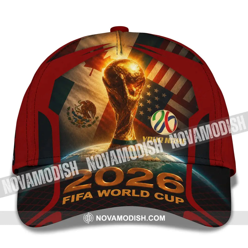 Personalized Cap Customized World Cup 2026 Classic Cap - CLASSIC CAP / UNIVERSAL FIT - Cap
